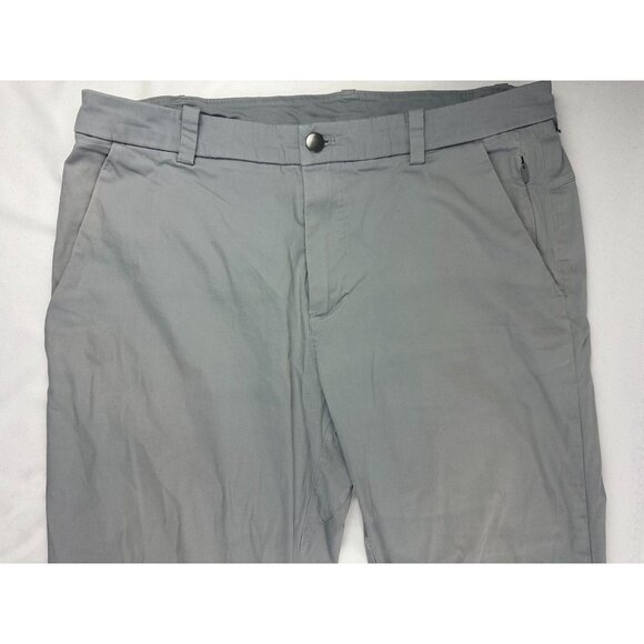 Men's Lululemon Commission Pant Classic Gray Tapered Casual LM5440S Size 33x29 - Picture 3 of 9